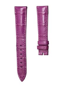 Blancpain Villeret 6102 Alligator Leather Watch Strap Purple Front