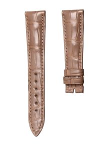Blancpain Villeret 6102 Alligator Leather Watch Strap Milk Tea Front