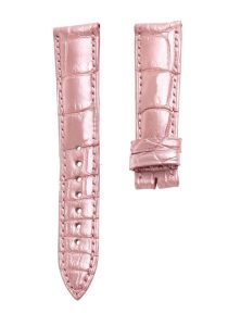 Blancpain Villeret 6102 Alligator Leather Watch Strap Pink Front