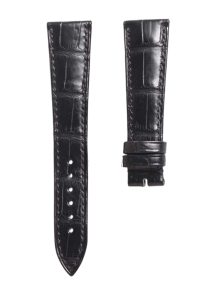 Breguet Classique 5177BA/29/9V6 Cane Grain Alligator Leather Watch Strap Black Thick Front