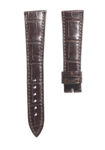 Breguet Classique 5177BA/29/9V6 Cane Grain Alligator Leather Watch Strap Dark Brown Thick Front