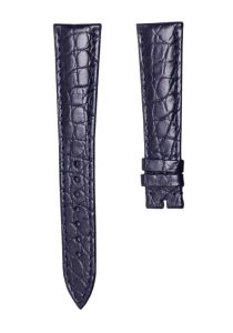 Breguet Classique 5177BA/29/9V6 Round Scale Alligator Leather Watch Strap Dark Blue Front