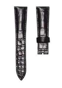 Breguet Classique 7787BR/29/9V6 Cane Grain Alligator Leather Watch Strap Black 20X16 Front