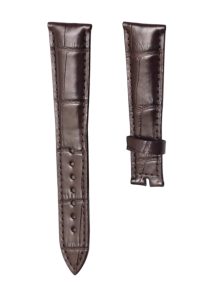 Breguet Classique 7787BR/29/9V6 Cane Grain Alligator Leather Watch Strap Dark Brown 20X16 Front