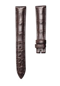 Breguet Classique 8067BA/52/964 Cane Grain Alligator Leather Watch Strap Dark Brown Front