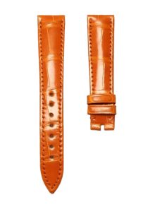 Breguet Classique 8067BA/52/964 Cane Grain Alligator Leather Watch Strap Orange Front