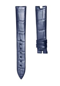 Breguet Reine de Naples 8918BA/58/864/D00D Cane Grain Alligator Leather Watch Strap Dark Blue Front