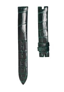 Breguet Reine de Naples 8918BA/58/864/D00D Cane Grain Alligator Leather Watch Strap Dark Green Front