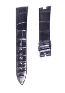 Breguet Reine de Naples 8918BA/58/864/D00D Cane Grain Alligator Leather Watch Strap Gloss Dark Blue Front