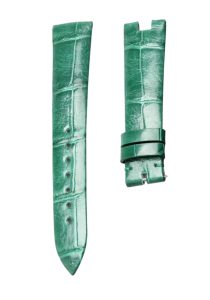 Breguet Reine de Naples 8918BA/58/864/D00D Cane Grain Alligator Leather Watch Strap Green Front