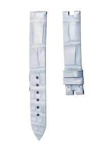 Breguet Reine de Naples 8918BA/58/864/D00D Cane Grain Alligator Leather Watch Strap Light Blue Front