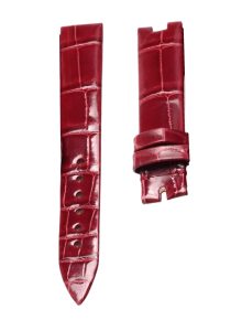 Breguet Reine de Naples 8918BA/58/864/D00D Cane Grain Alligator Leather Watch Strap Red Front