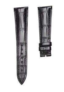 Breguet Tradition 7057BB/11/9W6 Cane Grain Alligator Leather Watch Strap Black Front