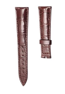 Breguet Type XX 3800ST/92/9W6 Double Sided Cane Grain Alligator Leather Watch Strap Brown Front