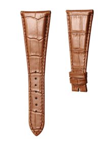 Bvlgari Assioma AA44C14SLD Cowhide Leather Watch Strap Light Brown Front