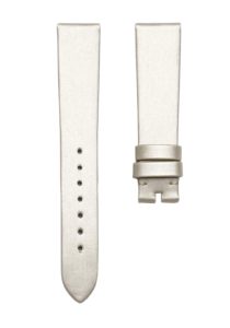 Bvlgari Astrale 101339 Silk Watch Strap Beige Vertical Stripe Front