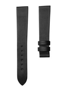Bvlgari Astrale 101339 Silk Watch Strap Black Vertical Stripe Front
