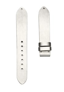 Bvlgari Astrale 101339 Silk Watch Strap Silver Front