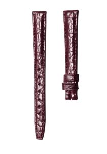 Carl F. Bucherer Adamavi 00.10305.02.26.01 Alligator Watch Strap Matte Burgundy Round Grain Front
