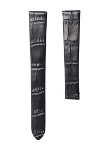 Cane Grain Calf Black Watch Strap For Carl F. Bucherer Alacria 00.10703.08.16.21