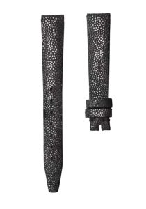Stingray Black Pin Buckle Watch Strap For Carl F. Bucherer Alacria 00.10703.08.16.21