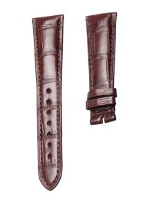 Genuine Alligator Cane Grain Brown Watch Strap For Carl F. Bucherer Manero 00.10906.03.13.01