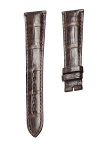 Genuine Alligator Cane Grain Dark Brown Watch Strap For Carl F. Bucherer Manero 00.10906.03.13.01