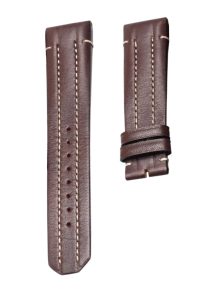 Carl F. Bucherer Patravi 00.10625.13.33.01 Calf Leather Watch Strap Brown With White Stitching Pin Buckle