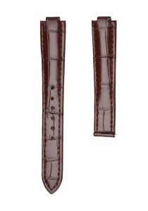Cartier Ballon Bleu W6900651 W69016Z4 Alligator Leather Watch Strap Brown Front