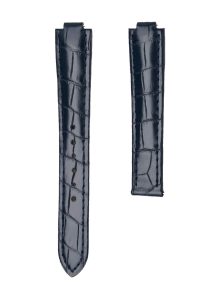 Cartier Ballon Bleu W6900651 W69016Z4 Alligator Leather Watch Strap Darkblue Front