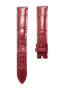 Cane Grain Alligator Leather Watch Strap For Chopard Happy Sport 278509-6001