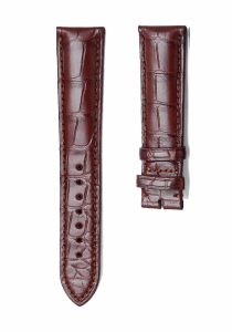 Chopard L.U.C 161888-1003 Alligator Leather Watch Strap Brown Front