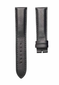 Black smooth calf leather watch strap for Gucci G‑TIMELESS 561376 IAMB0 8757