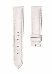 Offwhite smooth calf leather watch strap for Gucci G‑TIMELESS 561376 IAMB0 8757