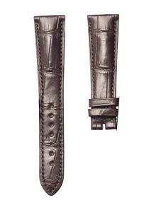 Patek Philippe Complications 5035 Alligator Leather Watch Strap Darkbrown Pin Buckle Front