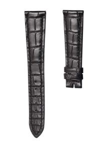 Patek Philippe Complications 5035J Alligator Leather Watch Strap Black Front