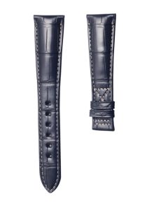 Patek Philippe Complications 5960 Alligator Leather Watch Strap Cane Grain Darkblue Front