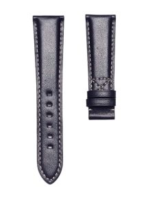 Patek Philippe Complications 5960 Cowhide Leather Watch Strap Smooth Skin Dark Blue