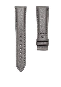 Patek Philippe Complications 5960 Cowhide Leather Watch Strap Smooth Skin Elephant Gray Front