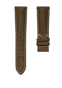 Patek Philippe Complications 5960 Mustang Leather Watch Strap Smooth Skin Darkbrown Front