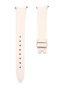 White Silk Calf Watch Strap For Piaget Limelight Gala G0A38160