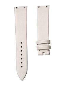 White Silk Calf Watch Strap For Piaget Limelight Magic Hour G0A32096