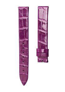 Purple Cane Grain Alligator Leather Watch Strap For Piaget Possession G0A35084