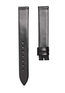 Black Patent Cane Grain Calf Leather Watch Strap For Piaget Possession G0A35084