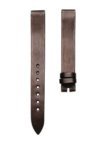 Dark Brown Silk Stripe Watch Strap For Piaget Possession G0A35084