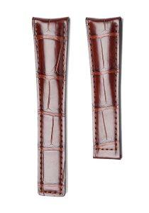 Tag Heuer Carrera WAR5011.FC6291 WAS2140.FC8176 Alligator Leather Watch Strap Brown Thickness 2mm Straight End Front