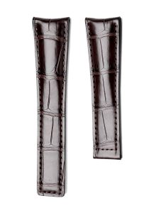 Watch Strap Dark Brown Thickness 2mm Straight End Front