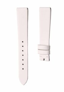 White Check Texture Silk Watch Strap For Tiffany & Co CT60 34mm