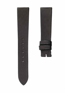 Black grid texture silk watch strap for Van Cleef & Arpels Charms VCARM93500